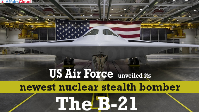 US unveils its newest nuclear stealth bomber, the B-21