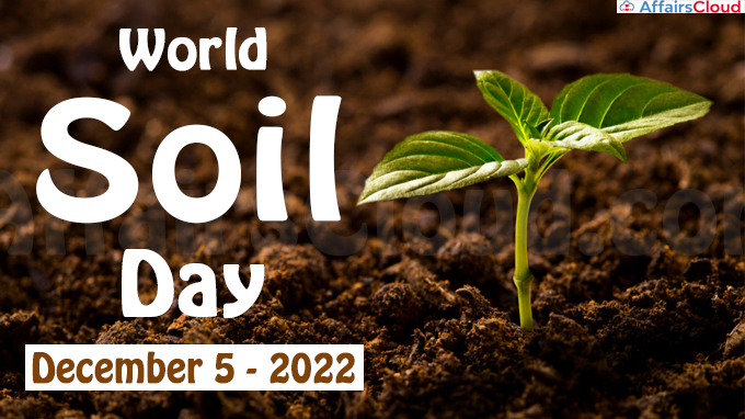 World Soil Day - December 5 2022