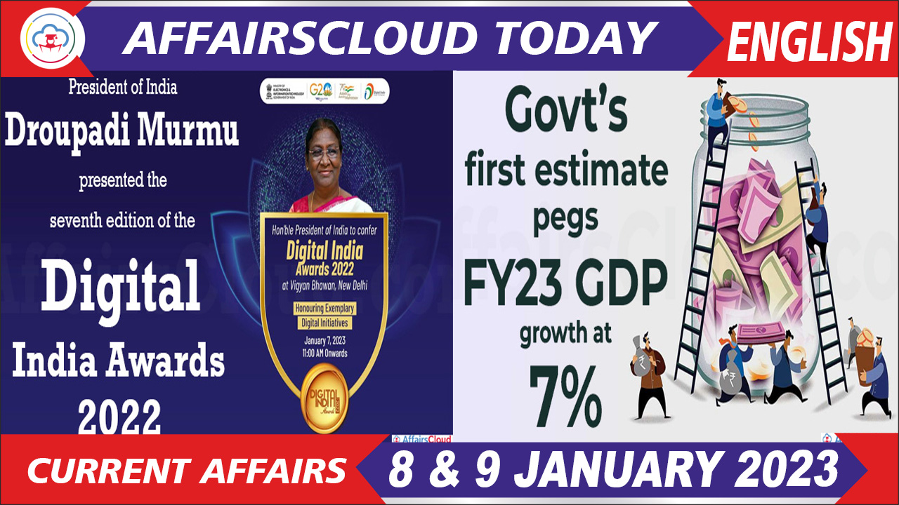 Current Affairs 8 And 9 January 2023 1532