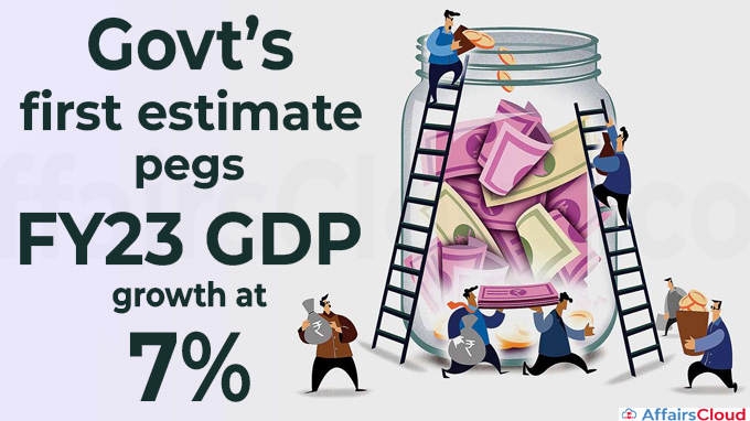Govt’s first estimate pegs FY23 GDP growth at 7%