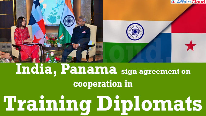 India, Panama sign agreement on cooperation in training diplomats