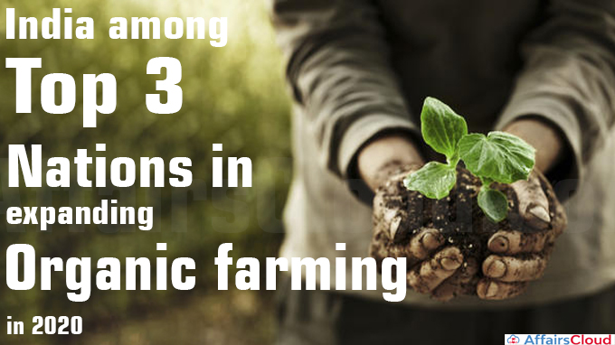 India among top 3 nations in expanding organic farming in 2020