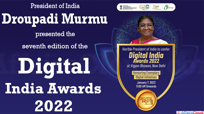 President Murmu Presents Digital India Awards – 2022