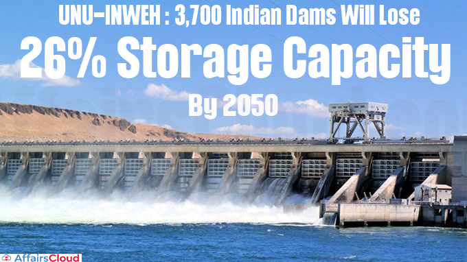 UNU-INWE 3,700 Indian Dams Will Lose 26% Storage Capacity By 2050