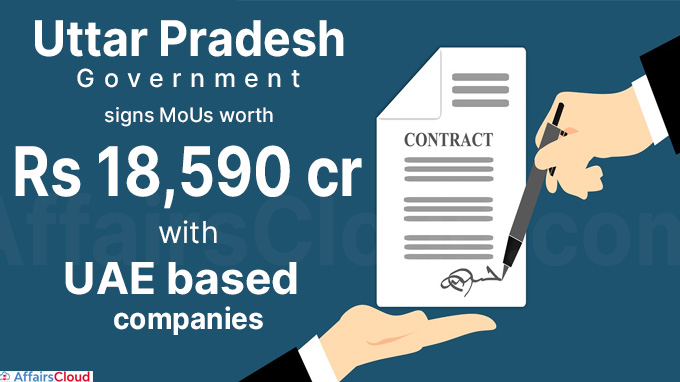 UP govt signs MoUs worth Rs 18,590 crore with UAE based companies