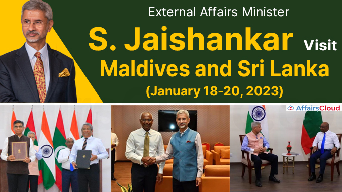 Visit of EAM to Maldives and Sri Lanka (January 18-20, 2023)