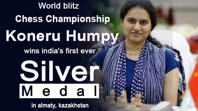 koneru humpy wins india's first ever silver medal