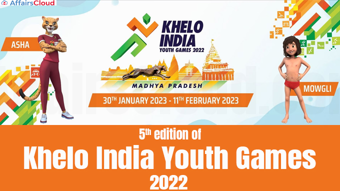 5th edition of Khelo India Youth Games (KIYG) 2022