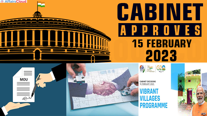 Cabinet Approval - 15 February 2023