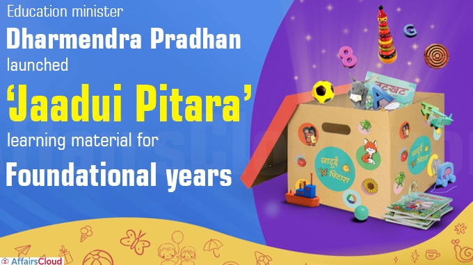 Education minister Dharmendra Pradhan launches ‘Jaadui Pitara’