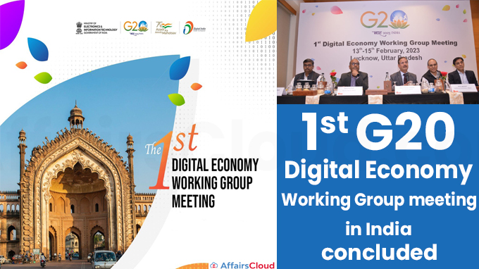 First G20 Digital Economy Working Group meeting in India concluded