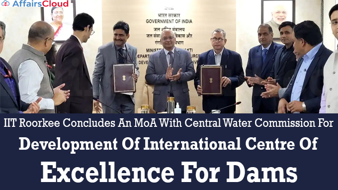 IIT Roorkee Concludes An MoA With Central Water Commission