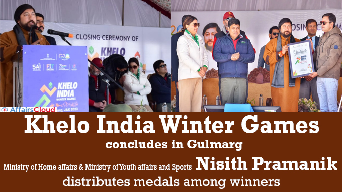 Khelo India Winter Games concludes in Gulmarg