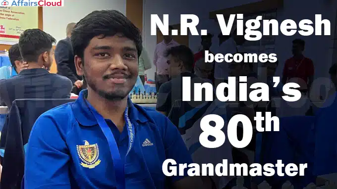 Vignesh NR becomes India's 80th Grandmaster, joins his brother Visakh