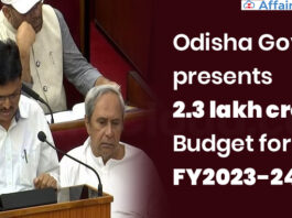 Odisha Govt presents 2.3 lakh crore Budget