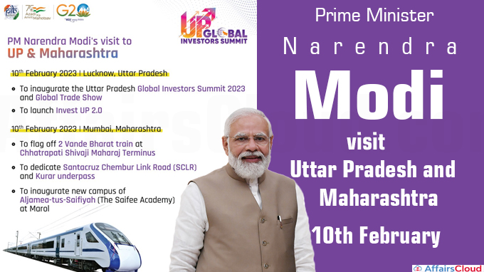PM Modi visit to Uttar Pradesh & Maharashtra