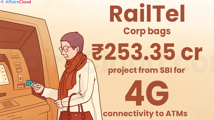 RailTel Corp bags ₹253.35 crore project from SBI for 4G connectivity to ATMs