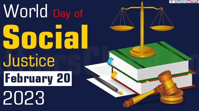World Day of Social Justice -February 20 2023