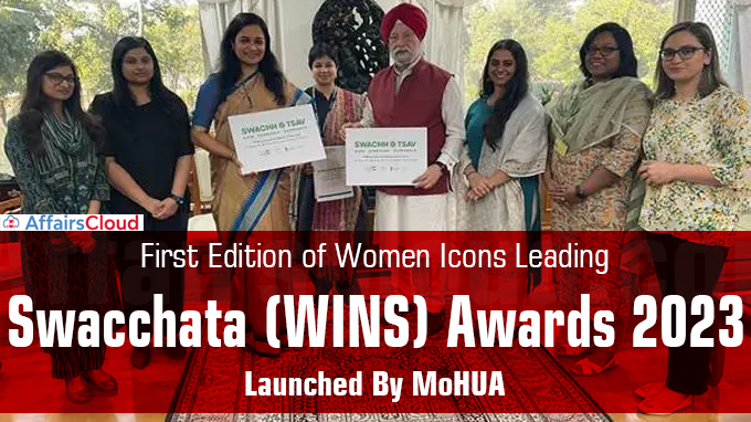 First Edition of Women Icons Leading Swacchata (WINS) Awards 2023 Launched By MoHUA