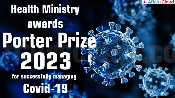 Health Ministry awards Porter Prize 2023 for successfully managing Covid-19