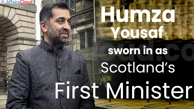Humza Yousaf sworn in as Scotland’s First Minister