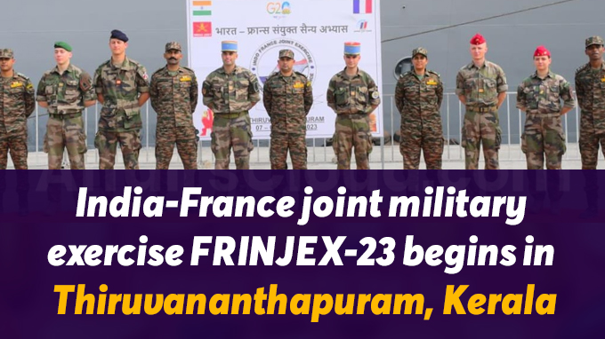 India-France joint military