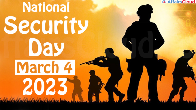 National Security Day - March 4 2023