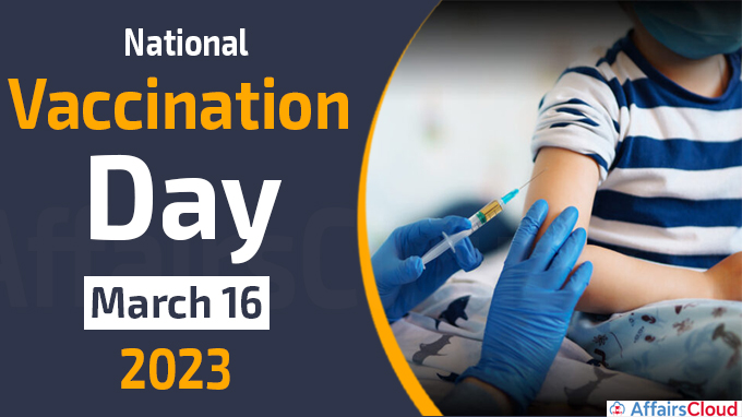 National Vaccination Day - March 16 2023