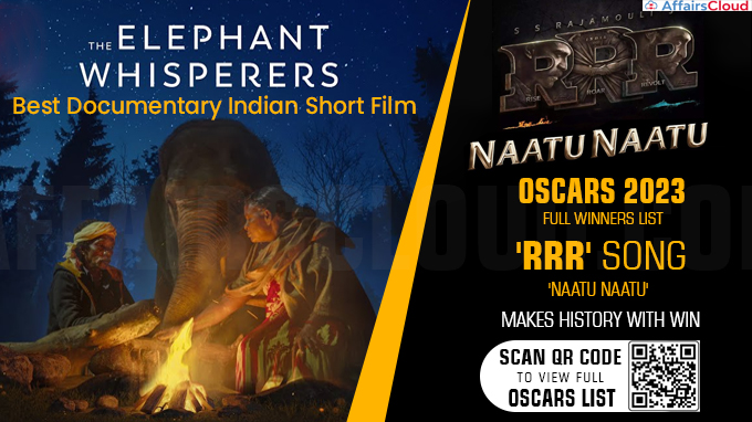 Oscars 2023 full winners list'RRR' song 'Naatu Naatu' makes history with win 1