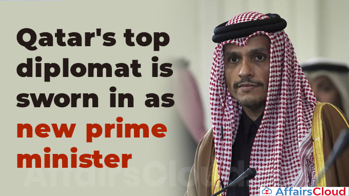 Qatar's top diplomat is sworn