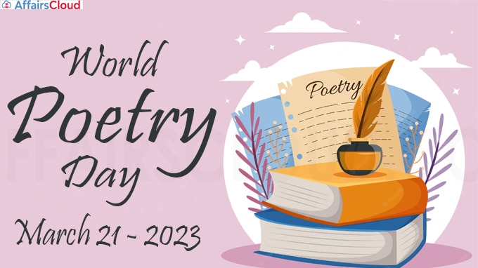 World Poetry Day - March 21 2023