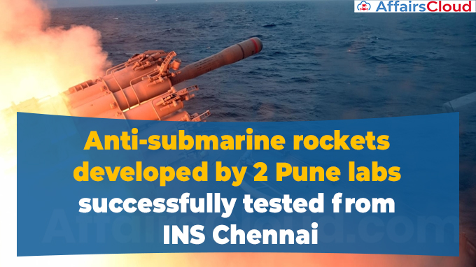 Anti-submarine rockets developed