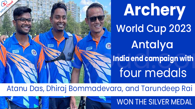 Archery World Cup 2023 Antalya India end campaign with four medals