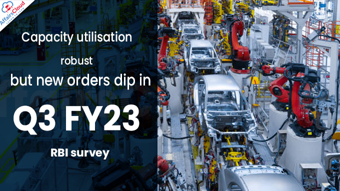 Capacity utilisation robust but new orders dip in Q3 FY23