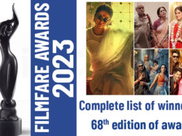 Filmfare Awards 2023 Complete list of winners of 68th edition of awards