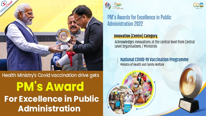 Health Ministry's Covid vaccination drive gets PM's Award For Excellence in Public Administration