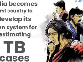 India becomes first country to develop its own system for estimating TB cases