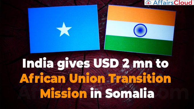 India gives USD 2 mn to African Union