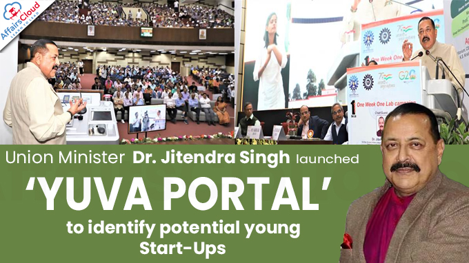 Union Minister Dr. Jitendra Singh launches ‘YUVA PORTAL’