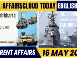 Current Affairs 16 May 2023 English