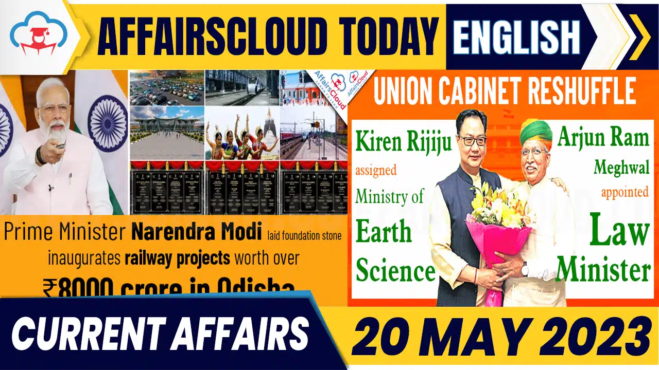 Current Affairs 20 May 2023 English Current Affairs 20 May 2023 English