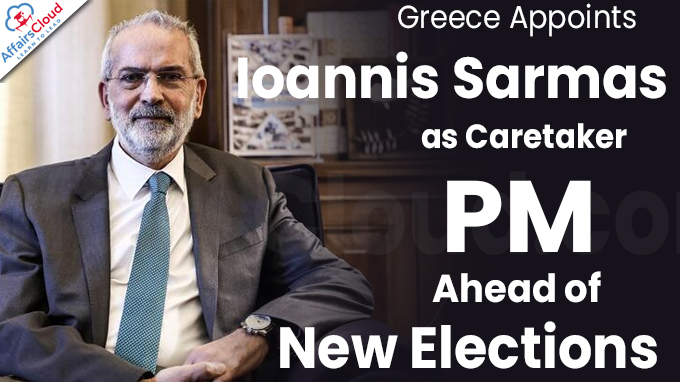 Greece Appoints Ioannis Sarmas as Caretaker PM Ahead of New Elections