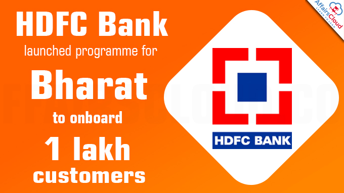 HDFC Bank launches programme for Bharat
