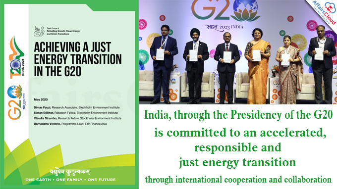 India, through the Presidency of the G20
