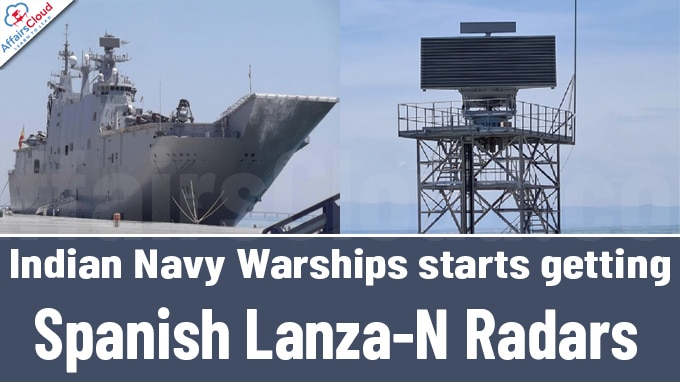 Indian Navy Warships starts getting Spanish Lanza-N Radars
