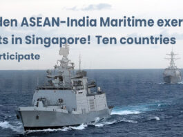 Maiden ASEAN-India Maritime exercise starts in Singapore! Ten countries to participate