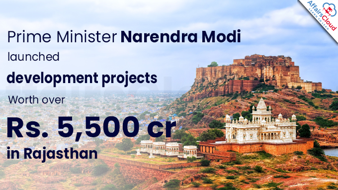 PM Modi launches development projects worth over Rs. 5,000 crore in Rajasthan new