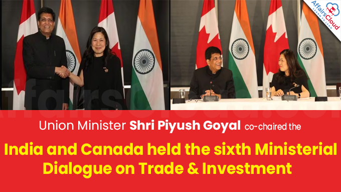 Piyush Goyal in Canada Union Minister discusses bilateral trade between India, Canada