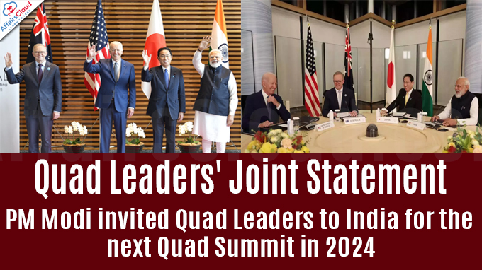 Quad Leaders' Joint Statement