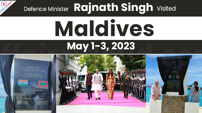 Raksha Mantri Shri Rajnath Singh to visit Maldives